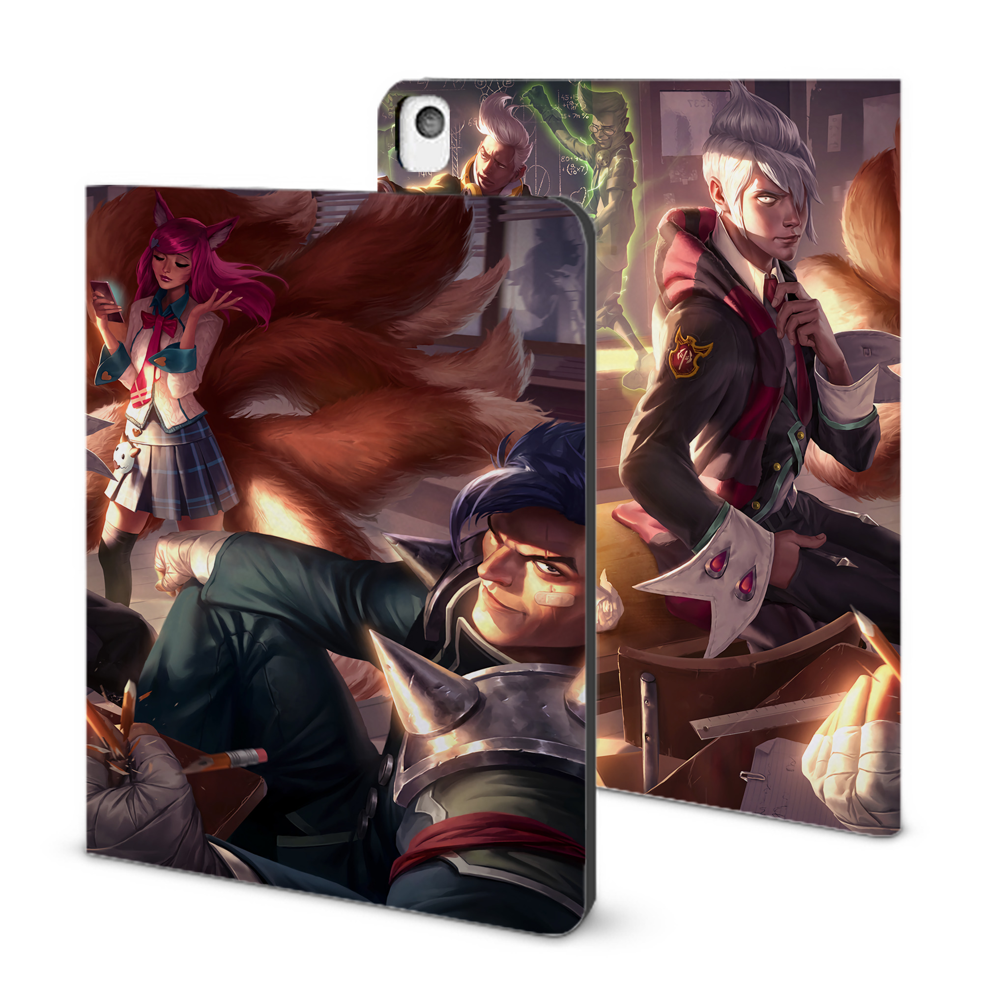 （画像用） リーグ・オブ・レジェンド League of Legends LOL IPadケース ペンホルダー付き ブックスタイルデザイン